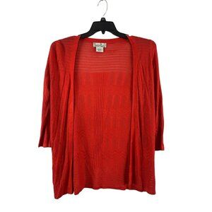 Nouveaux Women's Red Knitted Cardigan